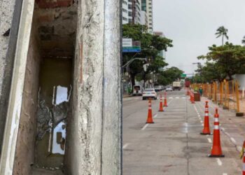 Vídeo mostra supostos 'bueiros fake' em Boa Viagem