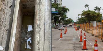 Vídeo mostra supostos 'bueiros fake' em Boa Viagem