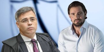 Ministro do STF André Mendonça e Daniel Vorcaro