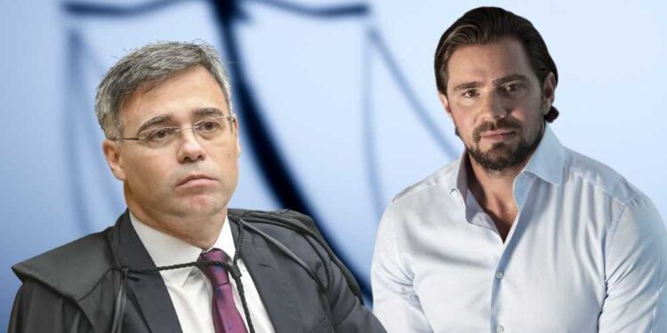 Ministro do STF André Mendonça e Daniel Vorcaro