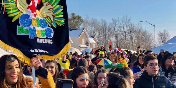 Bloco 'Galo na Neve' leva o Carnaval brasileiro ao inverno canadense