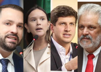 Marco Aurélio, Flávia de Nadegi, João Campos e Osmar Ricardo