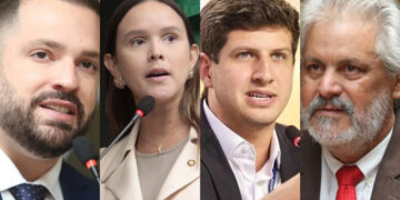 Marco Aurélio, Flávia de Nadegi, João Campos e Osmar Ricardo