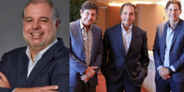 Alberto Ferreira da Costa Jr, e os irmãos Doubex, Aloisio, Marcos e Gustavo (Da esq. p/ dir.)