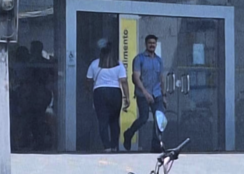 Breno Chaves Pinto foi flagrado deixando agência de banco