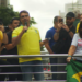O senador Flávio Bolsonaro (PL-RJ) participa da manifestação "Acorda, Brasil"