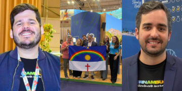 O diretor de Comunicação e Marketing da Empetur, Diogo Beltrão, e o presidente, Eduardo Loyo