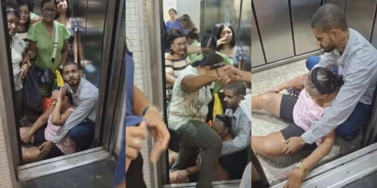 Elevador despenca em galeria comercial de Boa Viagem, na Zona Sul do Recife