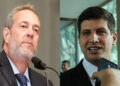 Presidente da Alepe, Álvaro Porto e o prefeito João Campos (PSB) (esq. p/ dir.)