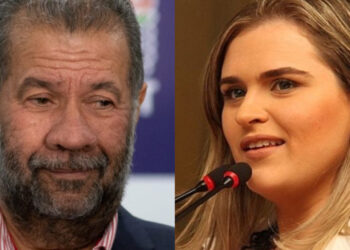 Presidente do PDT, Carlos Lupi e Marília Arraes
