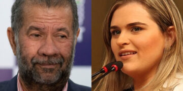 Presidente do PDT, Carlos Lupi e Marília Arraes