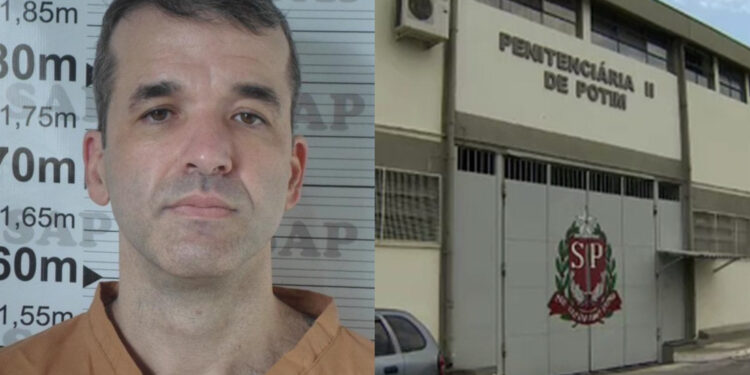 O empresário Thiago Brennand foi transferido para a Penitenciária II de Potim
