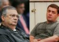 O Ministro do STF, Flávio Dino, e o empresário Fábio Luís Lula da Silva, o Lulinha.