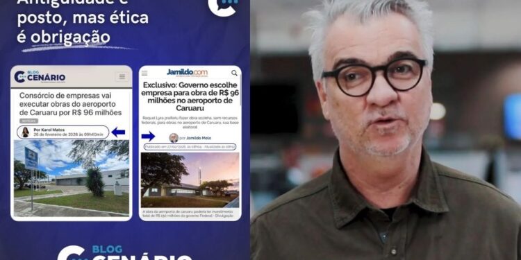 Blog Cenário critica postura do jornalista Jamildo Melo.