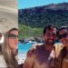 O empresário  Alexandre Klabin em viagem de luxo com a sua esposa.