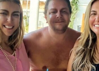 Renata Moreira, Lulinha e Roberta Luchsinger. Foto: arquivo pessoal.