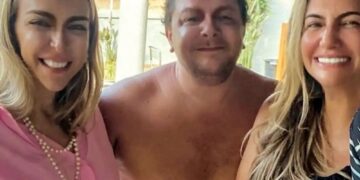 Renata Moreira, Lulinha e Roberta Luchsinger. Foto: arquivo pessoal.