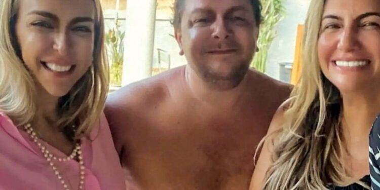 Renata Moreira, Lulinha e Roberta Luchsinger. Foto: arquivo pessoal.