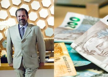 O presidente da Federação Paulista de Futebol, Reinaldo Carneiro.