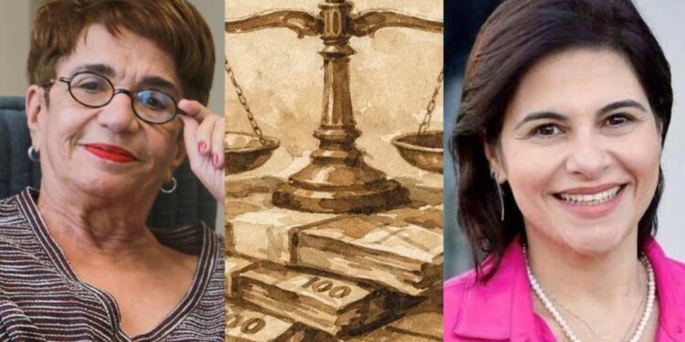 Assessora da vice Priscila Krause (dir.), Teresa Duere (esq.) recebeu mais de R$ 1,8 milhão em 2025