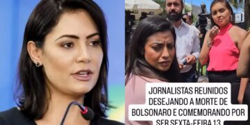 Michelle Bolsonaro postou um vídeo feito por uma influenciadora bolsonarista