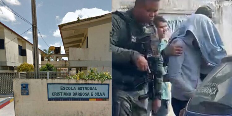 O adolescente suspeito, foi levado pela PM