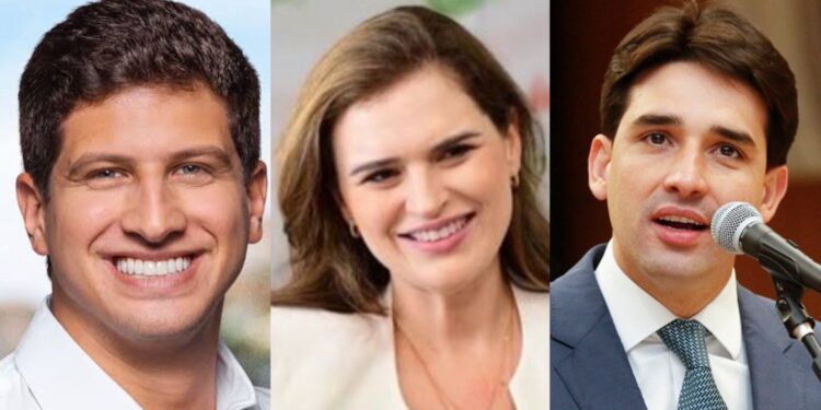João Campos, Marília Arraes e Silvio Costa Filho