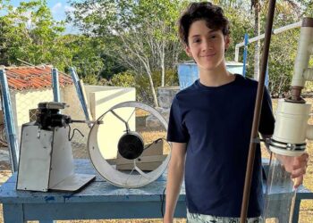 Lucas Medeiros desenvolveu equipamento que ajuda no abastecimento