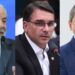 Lula, Flávio Bolsonaro e Tarcísio de Freitas