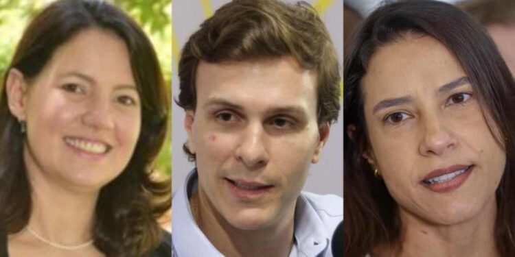 Danielle Jar Souto, Miguel Coelho e Raquel Lyra