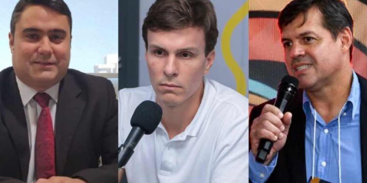 Wagner Maciel, Miguel Coelho e Thiago Angelus