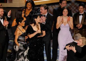 Diretor e equipe de 'Uma Batalha Após a Outra' no Oscar 2026