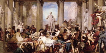 Os Romanos da Decadência - Thomas Couture, pintura de 1847.