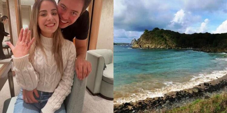 Lucas Nozoe e sua esposa Glenda Moraes