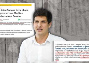 Chapa de João Campos seria anunciada hoje conforme anunciado por vários jornais