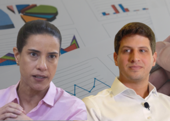 A governadora Raquel Lyra (PSD) e o prefeito do Recife, João Campos (PSB)