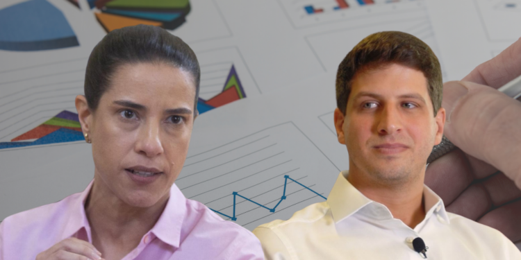 A governadora Raquel Lyra (PSD) e o prefeito do Recife, João Campos (PSB)