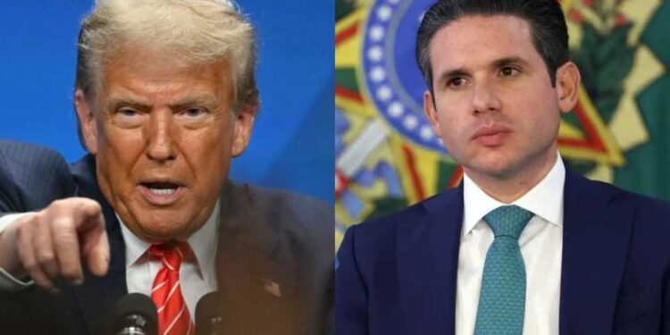 Donald Trump e Hugo Motta