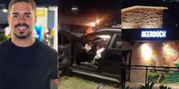 O filho do empresário identificado como Vinicius Castro