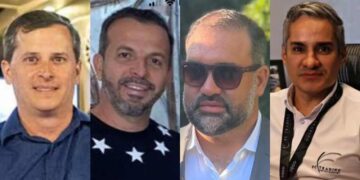 Carlos Avelar, Marcos Menezes, Paulo Rabelo e Danilo Feodrippe