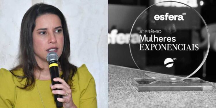 Raquel Lyra é homenageada no prêmio mulheres exponenciais