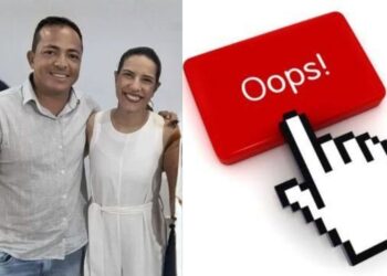 O vereador Said Souza (PL) ao lado da governadora Raquel Lyra (PSD)