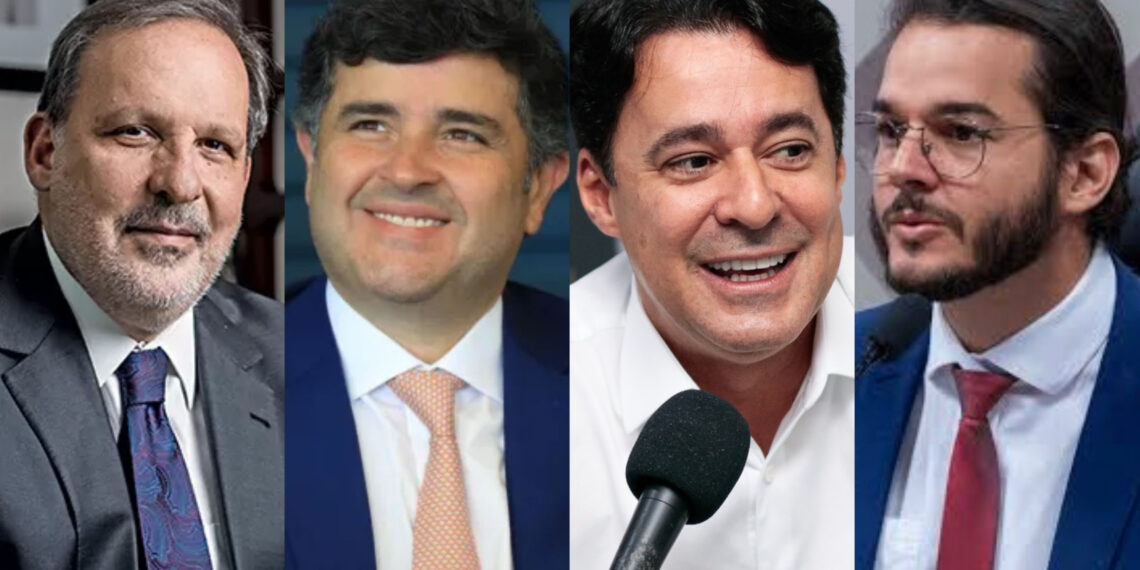 Armando Monteiro, Eduardo da Fonte, Anderson Ferreira e Túlio Gadêlha (Da esq. p/ dir.)