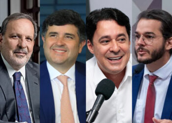 Armando Monteiro, Eduardo da Fonte, Anderson Ferreira e Túlio Gadêlha (Da esq. p/ dir.)