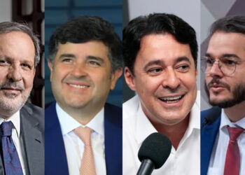Armando Monteiro, Eduardo da Fonte, Anderson Ferreira e Túlio Gadêlha (Da esq. p/ dir.)