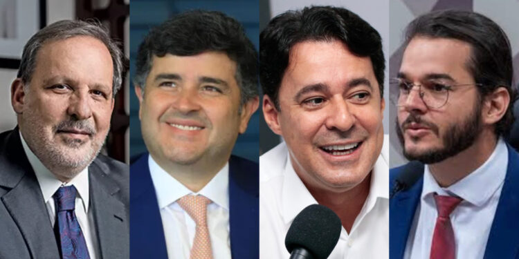 Armando Monteiro, Eduardo da Fonte, Anderson Ferreira e Túlio Gadêlha (Da esq. p/ dir.)