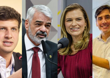 O ex-prefeito João Campos (PSB); o senador Humberto Costa (PT); a ex-deputada Marília Arraes (PDT); e Carlos Costa (Republicanos)