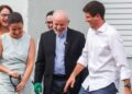 A governadora Raquel Lyra e o ex-prefeito João Campos junto a Lula