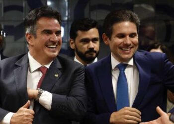 O senador Ciro Nogueira (PP) e o deputado Hugo Motta (Republicanos)