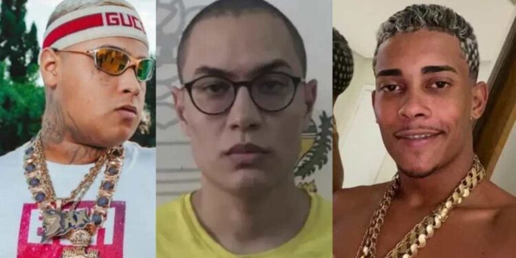 Ryan SP, Raphael Sousa e Poze do Rodo (da esq. p/ dir.)